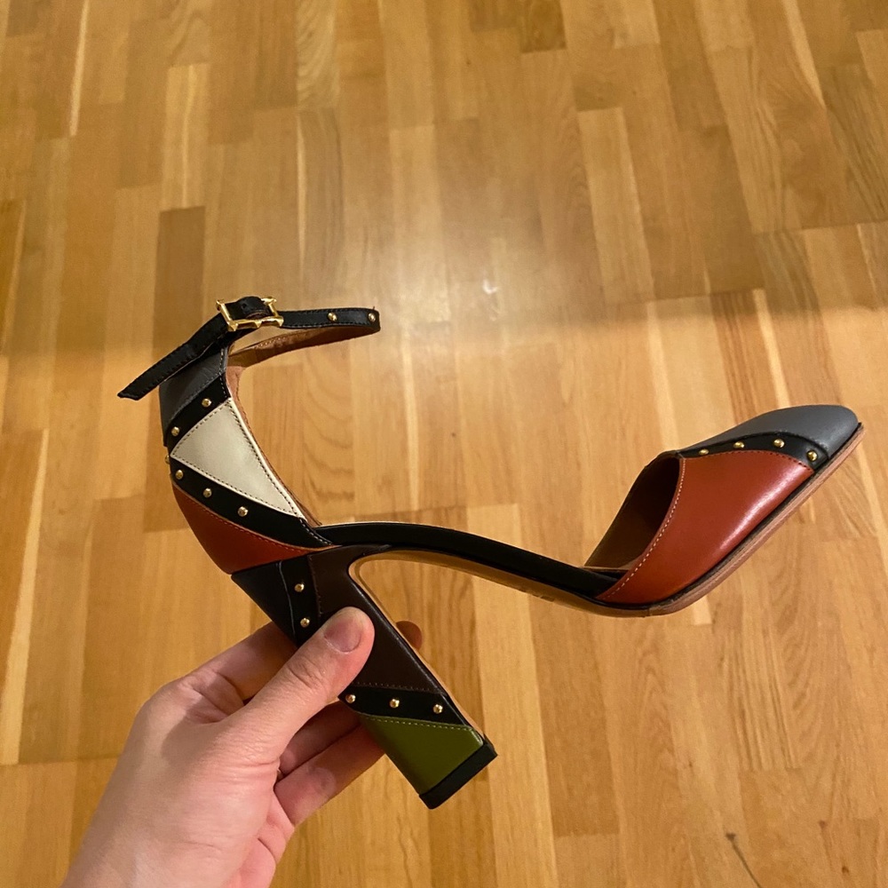 Valentino heeled Pumps sandals shoes 37 - Picture 8 of 14